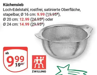 Globus ZWILLING Küchensieb Angebot