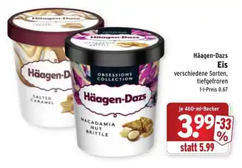 Wasgau Häagen Dazs Eis 460ml Becher Angebot