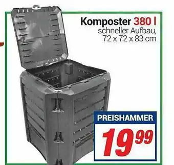 CENTERSHOP Komposter 380 L Angebot