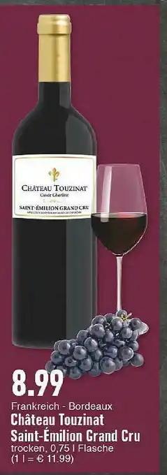 E-Center Frankreich-bordeaux Chateau Touzinat Saint-emilion Grand Cru Angebot