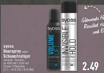 E-Center Syoss Haarspray Oder Schaumfestiger Angebot