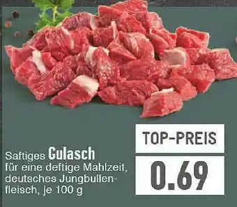 E-Center Saftiges Gulasch Angebot