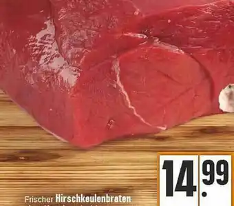 E-Center Frischer Hirschkeulenbraten Angebot