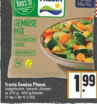 E-Center Frosta Gemüse Pfanne Angebot