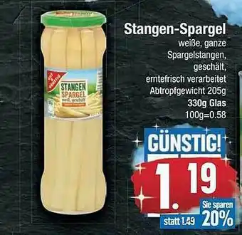 E-Center Stangen-spargel Angebot