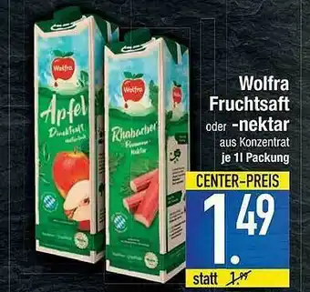 E-Center Wolfra Fruchtsaft Oder -nektar Angebot