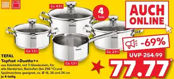 Kaufland TEFAL Topfset Duetto+ Angebot