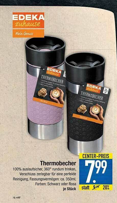 Thermobecher Edeka Zuhause Angebot bei E-Center