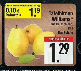 E-Center Tafelbirnen „williams” Angebot