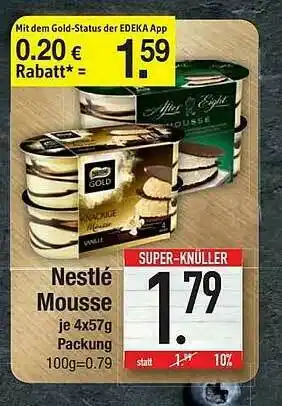 E-Center Nestlé Mousse Angebot