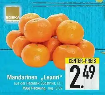 E-Center Edeka Mandarinen „leanri” Angebot