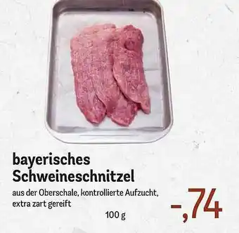 E-Center Byerisches Schweineschnitzel Angebot