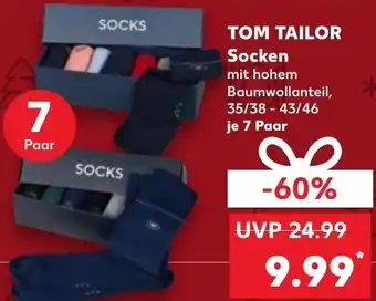 Kaufland TOM TAILOR Socken 7 Paar Angebot