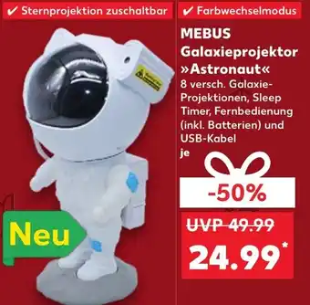 Kaufland MEBUS Galaxieprojektor Astronaut Angebot