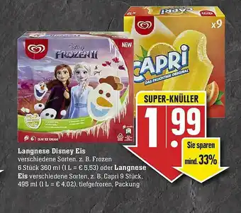 Edeka Langnese Disney Eis Angebot