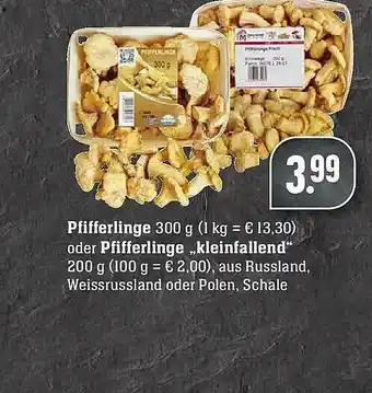 Edeka Pfifferlinge Oder Pfifferlinge „kleinfallend” Angebot