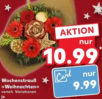 Kaufland Wochenstrauß Weihnachten Angebot