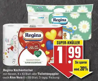 Edeka Regina Küchentücher Oder Toilettenpapier Auch Aloe Vera Angebot