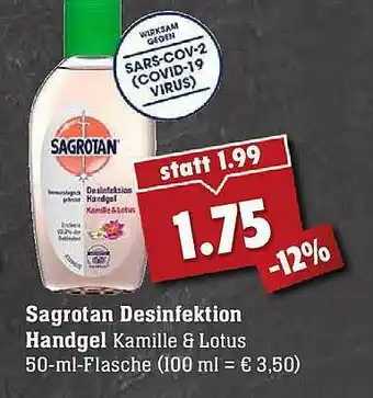 Edeka Sagrotan Desinfektion Handgel Angebot