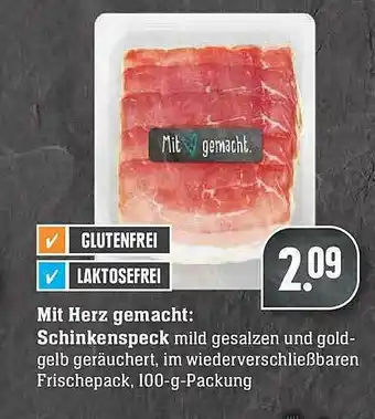 Edeka Mit Herz Gemacht: Schinkenspeck Angebot