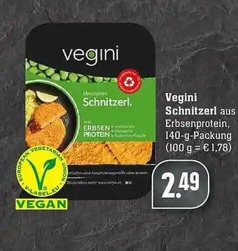 Edeka Vegini Schnitzerl Angebot