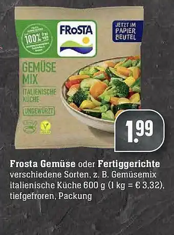 Edeka Frosta Gemüse Oder Fertiggerichte Angebot