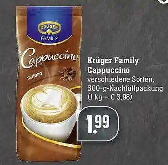 Edeka Krüger Family Cappuccino Angebot