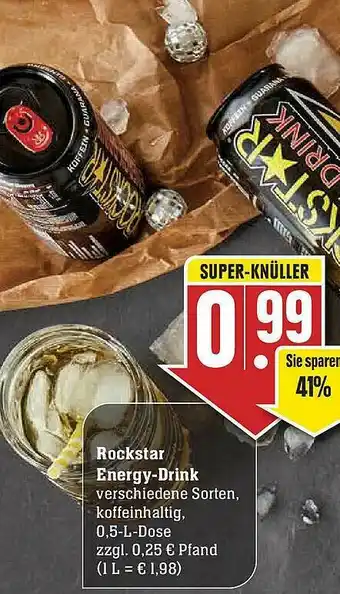 Edeka Rockstar Energy-drink Angebot