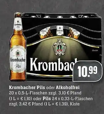 Edeka Krombacher Oder Alkoholfrei Angebot