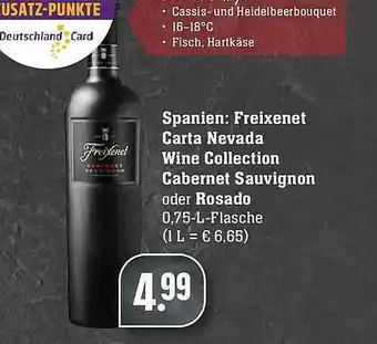 Edeka Spanien: Freixenet Carta Nevada Wine Collection Cabernet Sauvignon Angebot