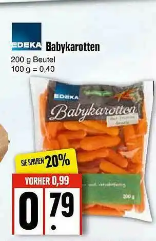 Edeka Babykarotten Angebot