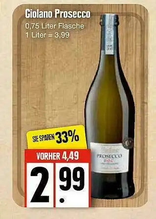 Edeka Ciolano Prosecco Angebot