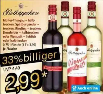 Norma Rotkäppchen 0,75 L Flasche Angebot