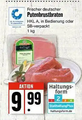 Edeka Frischer Deutscher Putenbrustbraten Angebot