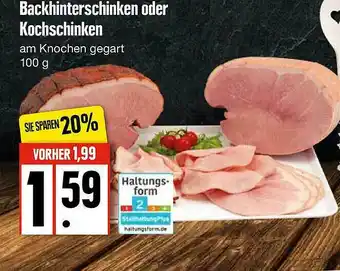 Edeka Backhinterschinken Oder Kochschinken Angebot