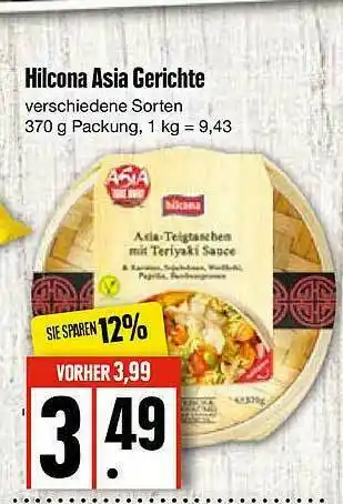 Edeka Hilcona Asia Gerichte Angebot