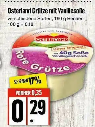 Edeka Osterland Grütze Mit Vanillesoße Angebot