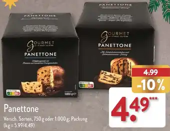 Aldi Nord Gourmet Finest Cuisine Panettone 750 g oder 1000 g Angebot