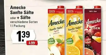 Edeka Amecke Sanfte Säfte Oder + Säfte Angebot