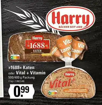 Edeka ›1688‹ Katen Oder Vital + Vitamin Angebot