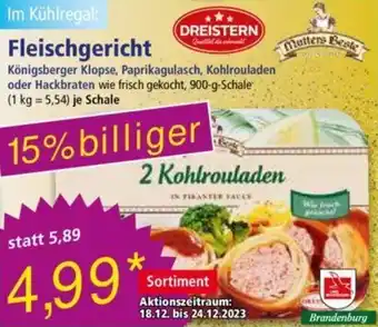 Norma Dreistern Fleischgericht 900 g Schale Angebot