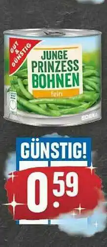 Edeka Gut & Günstig Junge Prinzess Bohnen Angebot