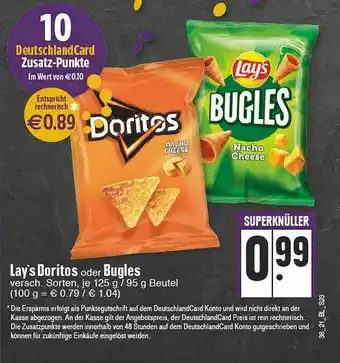 Edeka Lay's Doritos Oder Bugles Angebot