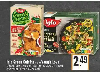 Edeka Iglo Green Cuisine Oder Veggie Love Angebot