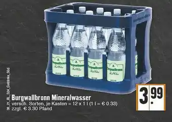 Edeka Burgwallbronn Mineralwasser Angebot