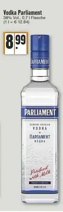 Edeka Vodka Parliament Angebot