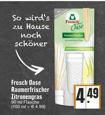 Edeka Frosch Oase Raumerfrischer Zitronengras Angebot