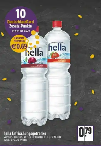Edeka Hella Erfrischungsgetränke Angebot