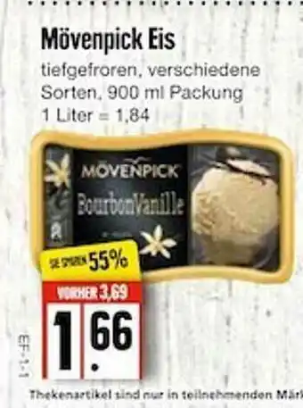 Edeka Frischemarkt Mövenpick Eis Angebot