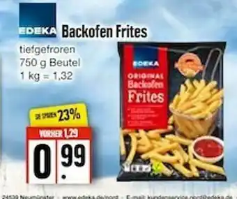 Edeka Frischemarkt Edeka Backofen Frites Angebot